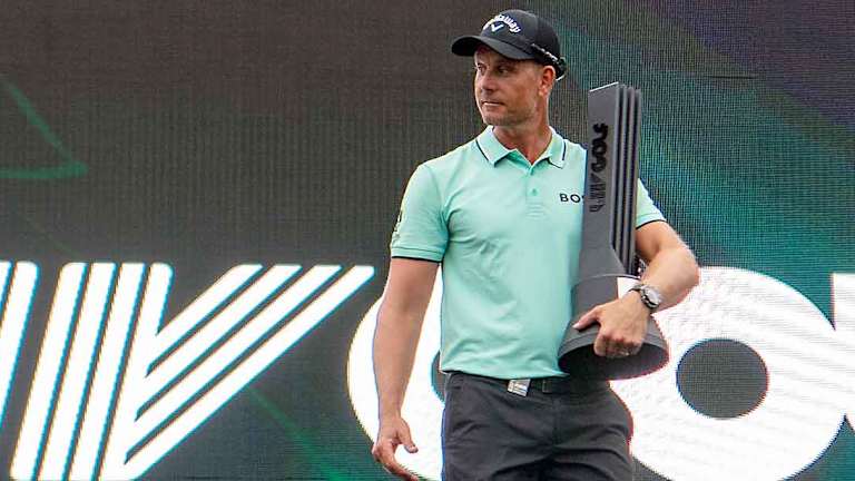 Henrik Stenson's 'Rollercoaster' Ride Ends With LIV Golf Win at Bedminster